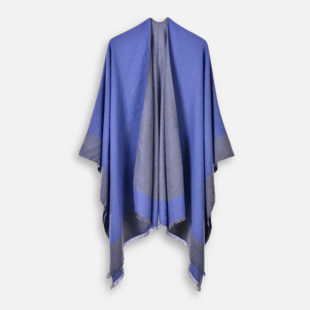 Cape Poncho Bleu - Bracksley