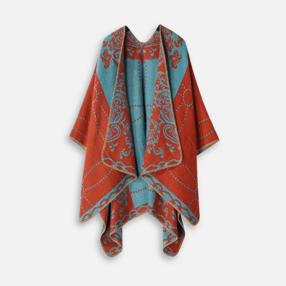 Cape Poncho Chaud Femme vue 2 - Bracksley