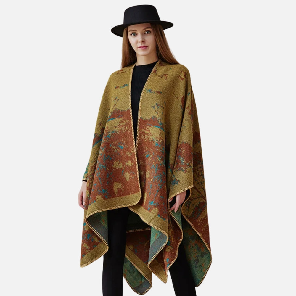 Cape Poncho Long Femme - Bracksley