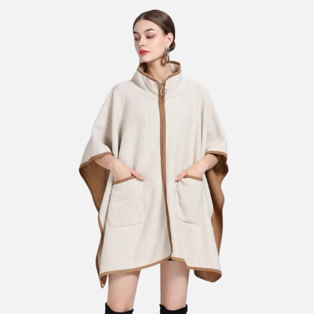 Manteau Poncho Zippé - Bracksley
