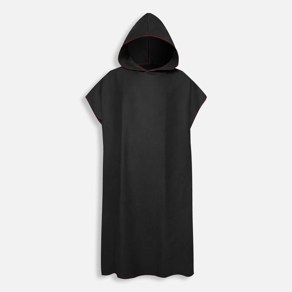 Poncho Microfibre Noir - Bracksley