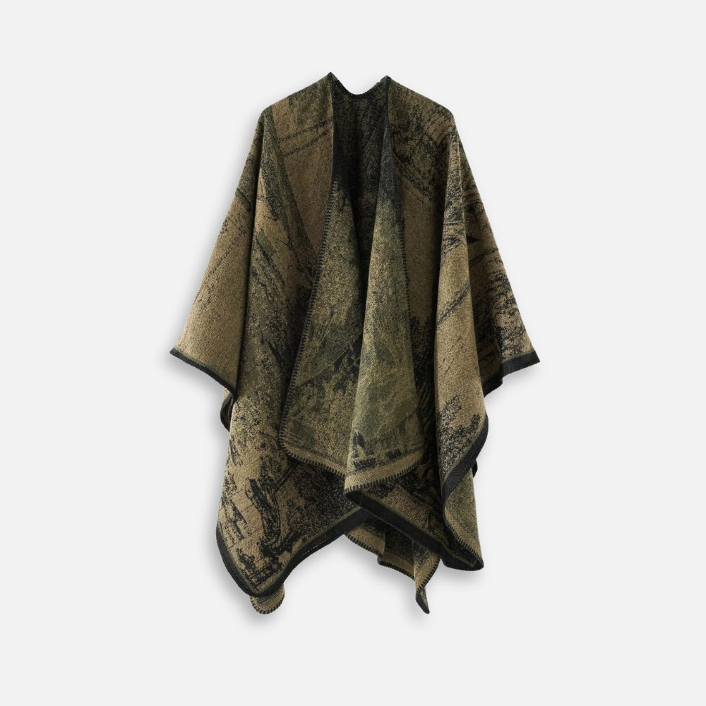 Poncho Bohémien Vintage vue 2 - Bracksley