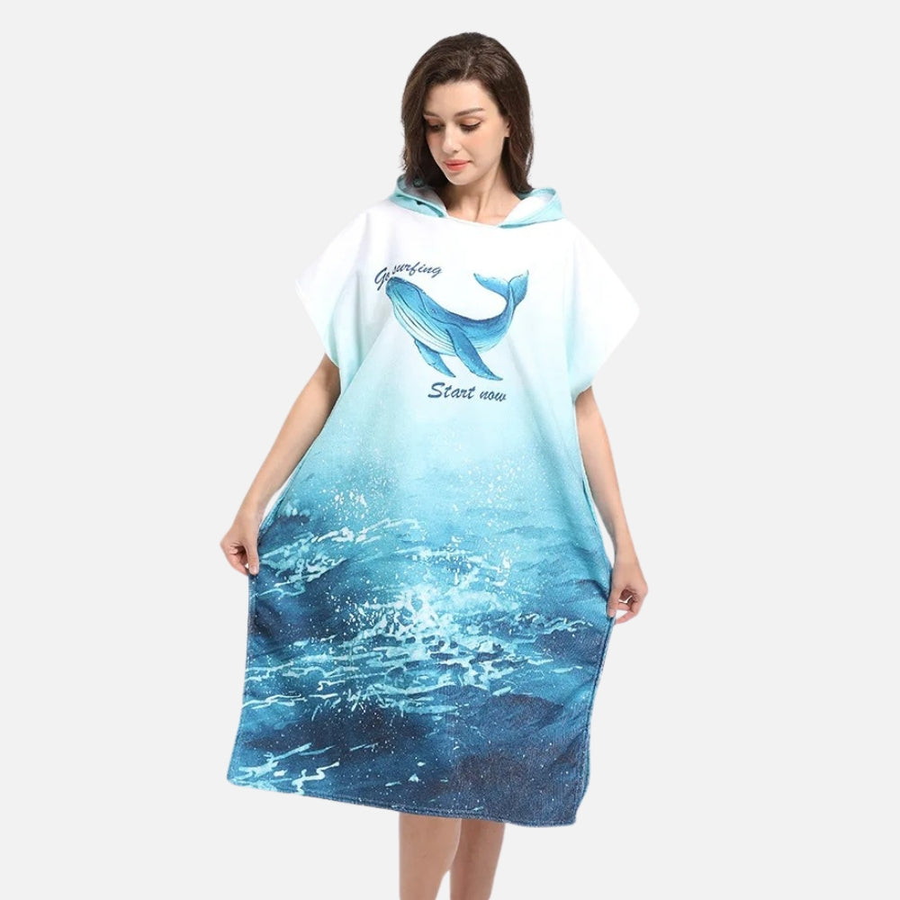 Poncho De Bain Baleine - Bracksley