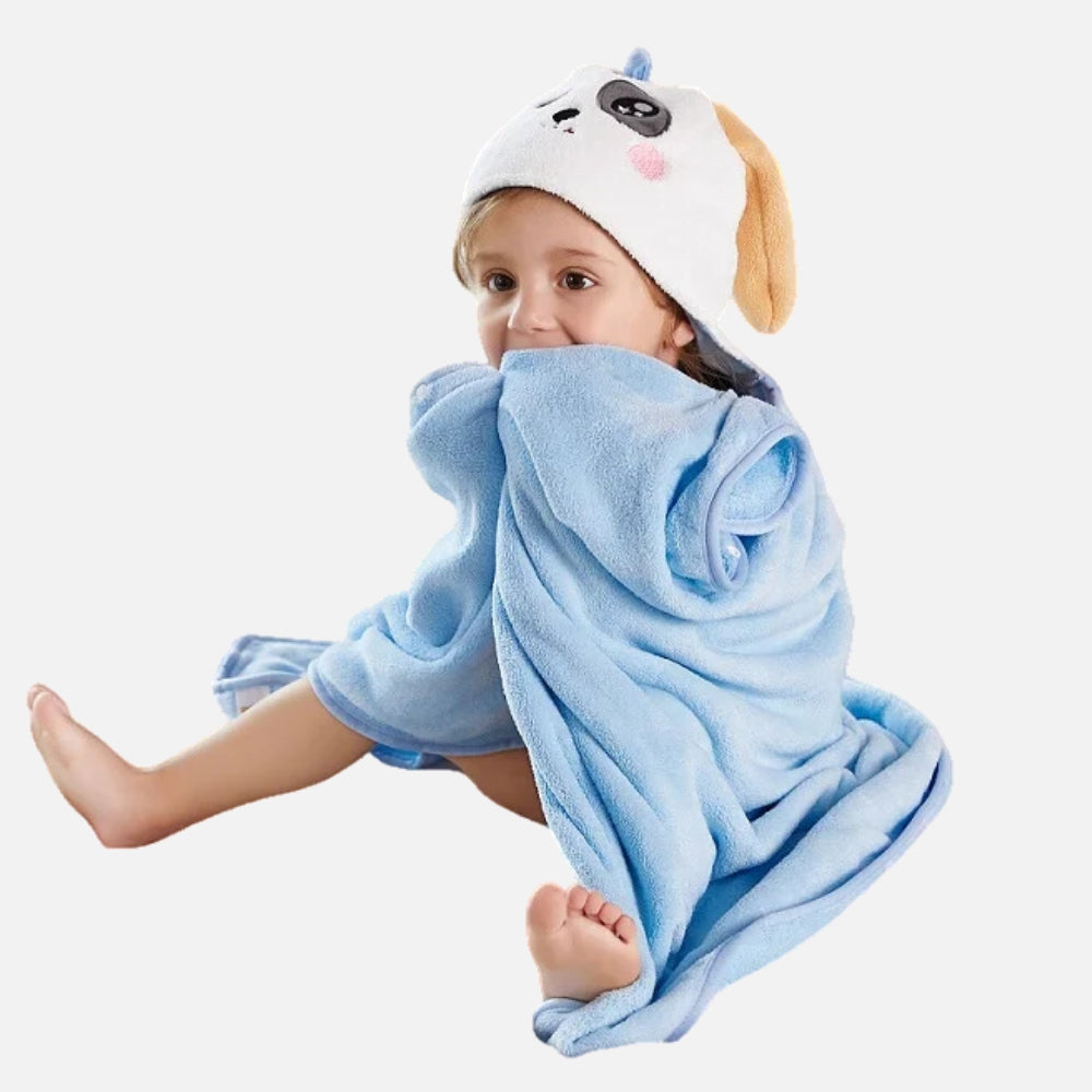 Poncho De Bain Chien Bleu - Bracksley