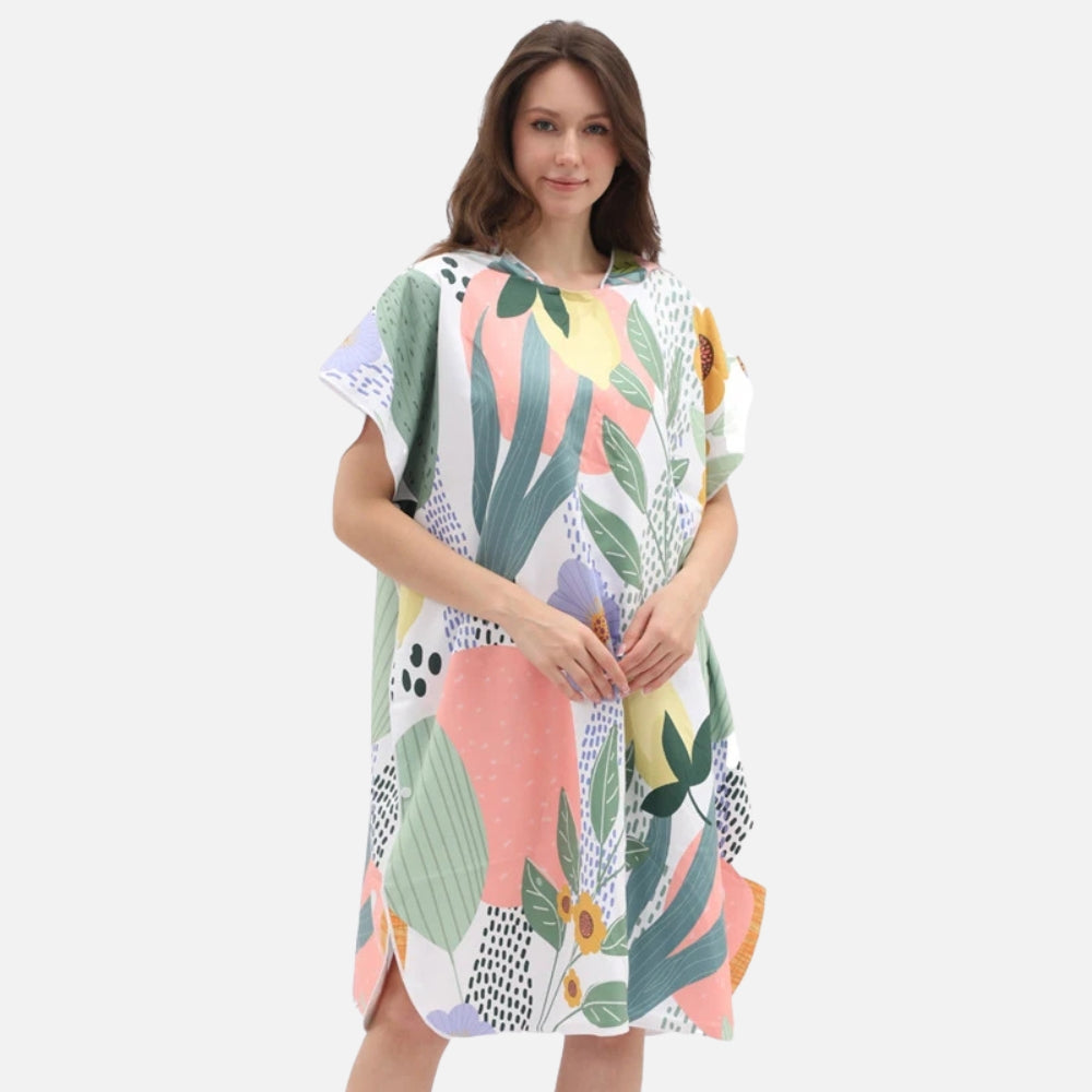 Poncho De Bain Plantes et Feuilles - Bracksley