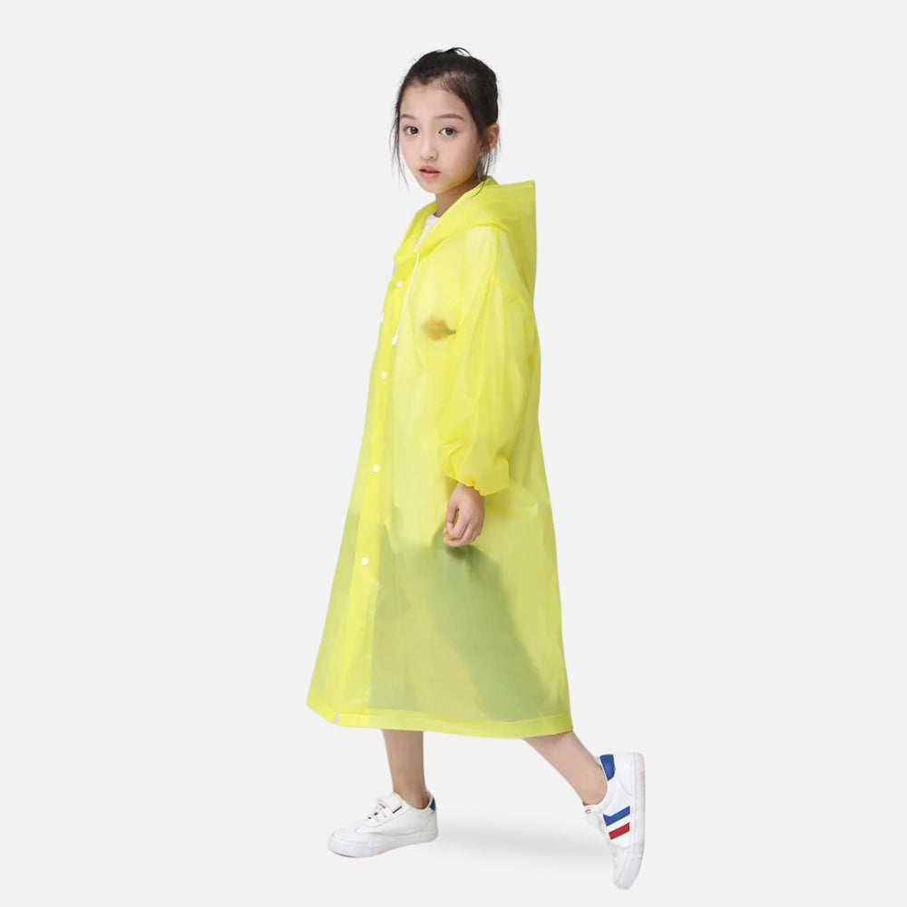 Poncho De Pluie Enfant Jaune - Bracksley