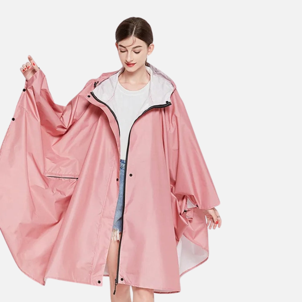 Poncho De Pluie Femme Rose - Bracksley