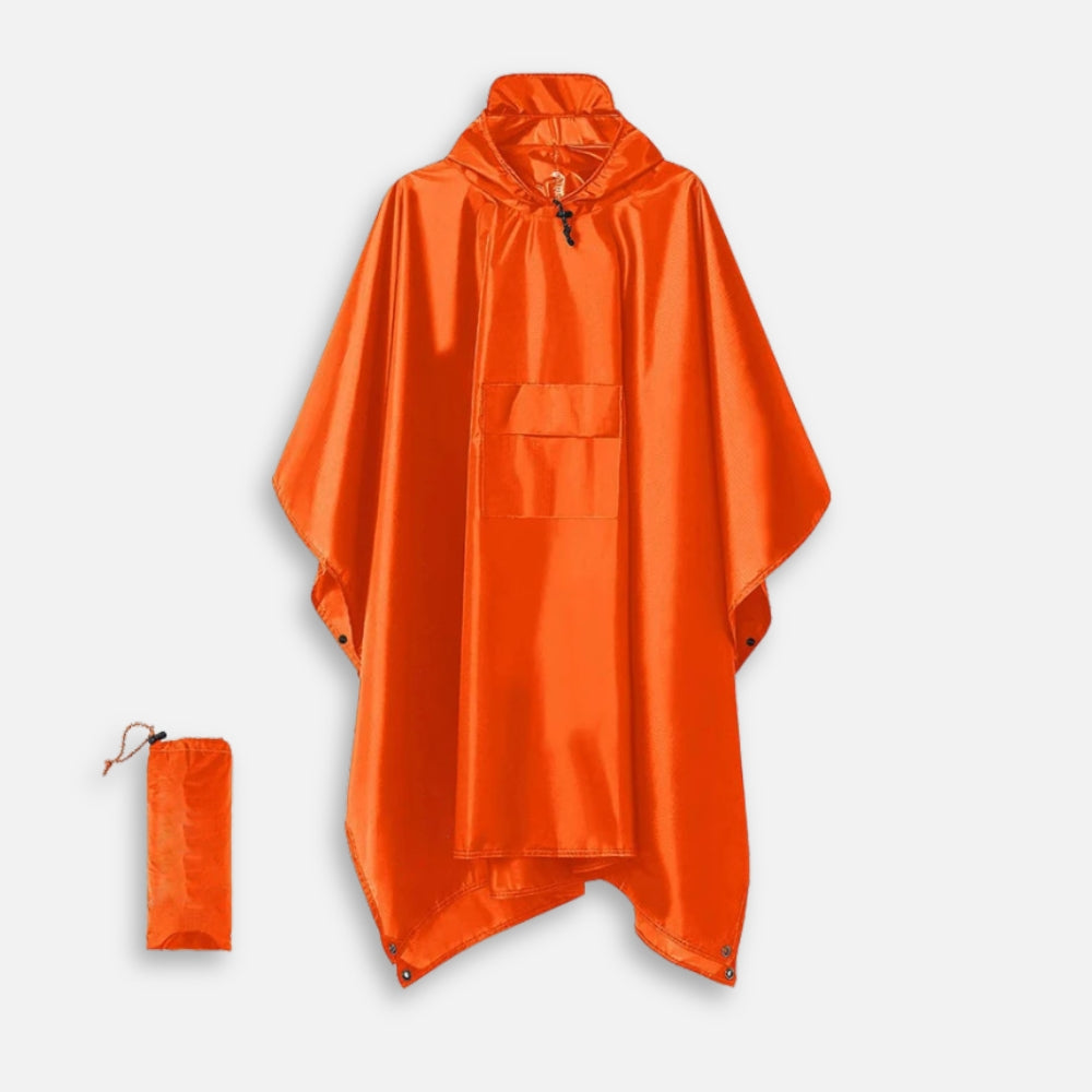 Poncho De Pluie Orange - Bracksley
