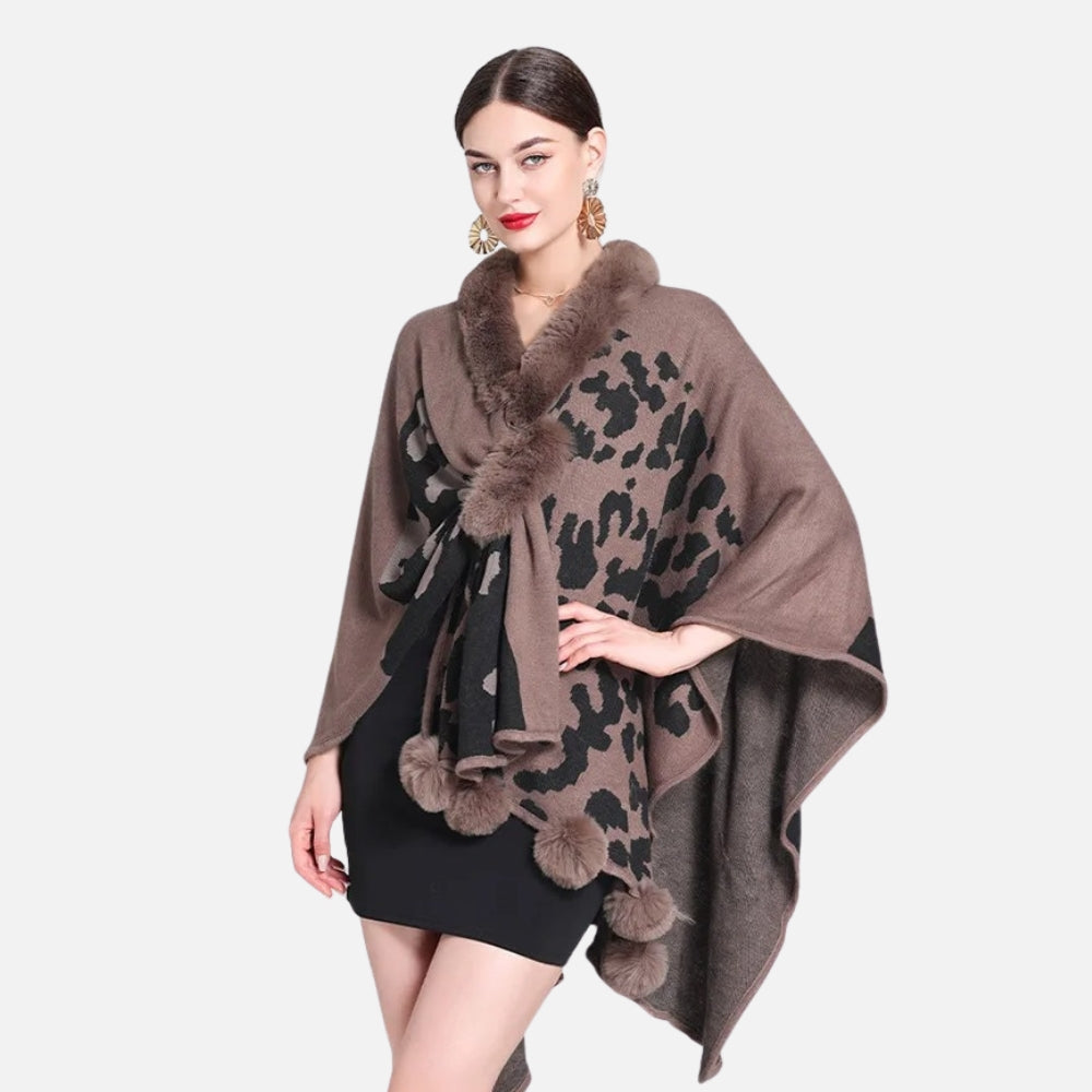 Poncho Femme Tacheté - Bracksley