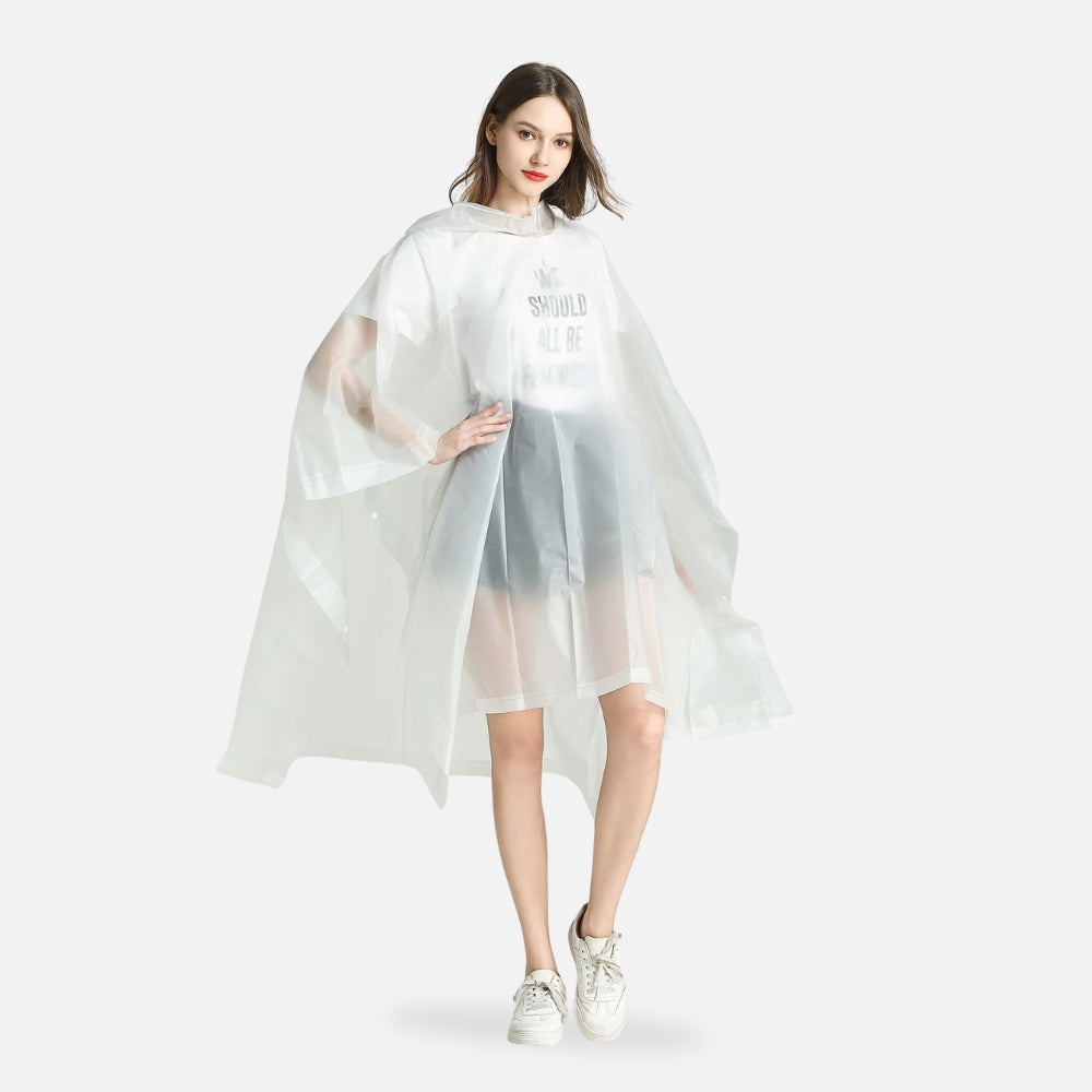 Poncho Imperméable Blanc - Bracksley