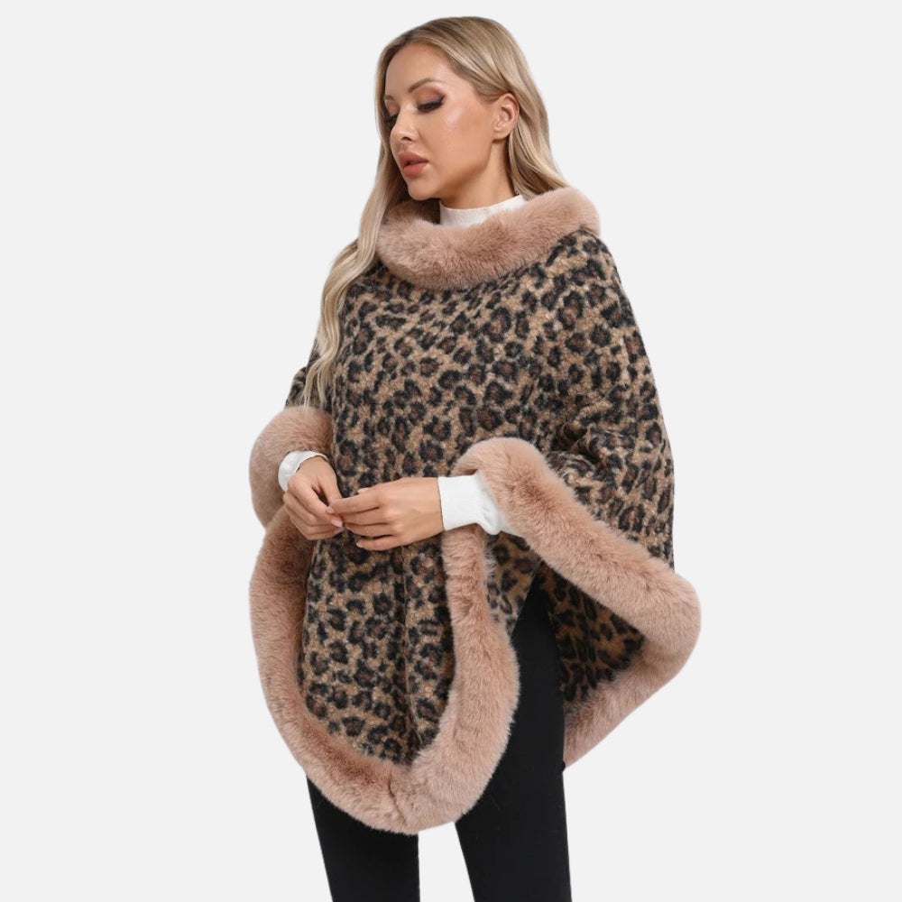 Poncho Leopard Femme - Bracksley
