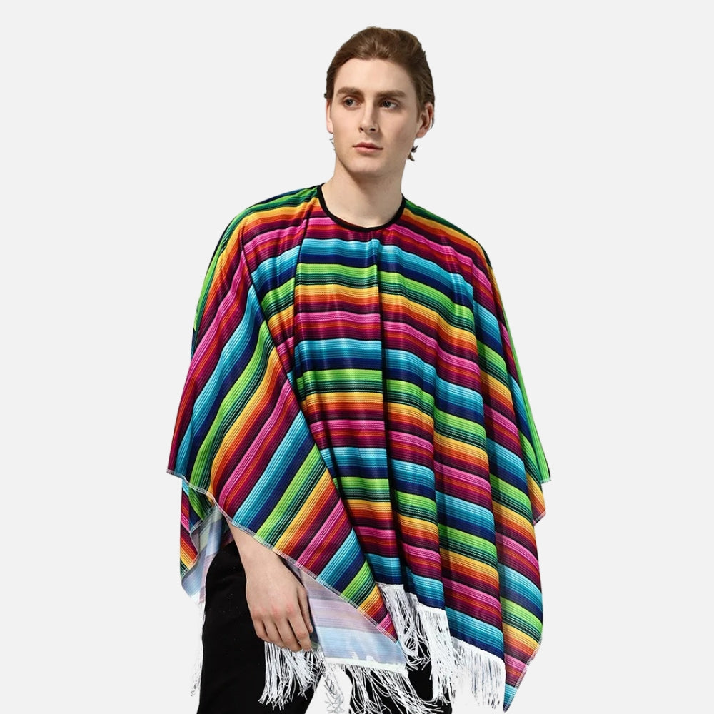 Poncho Mexicain à Franges - Bracksley