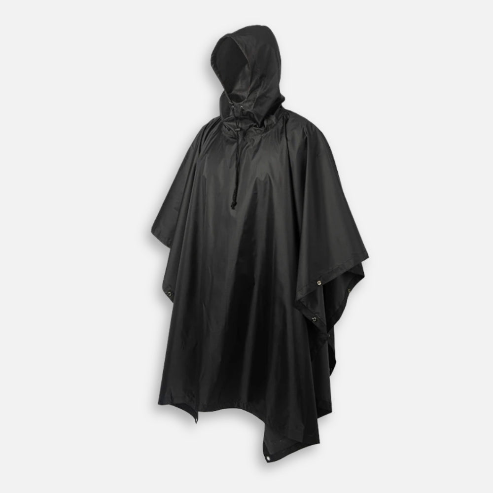 Poncho Militaire Noir - Bracksley
