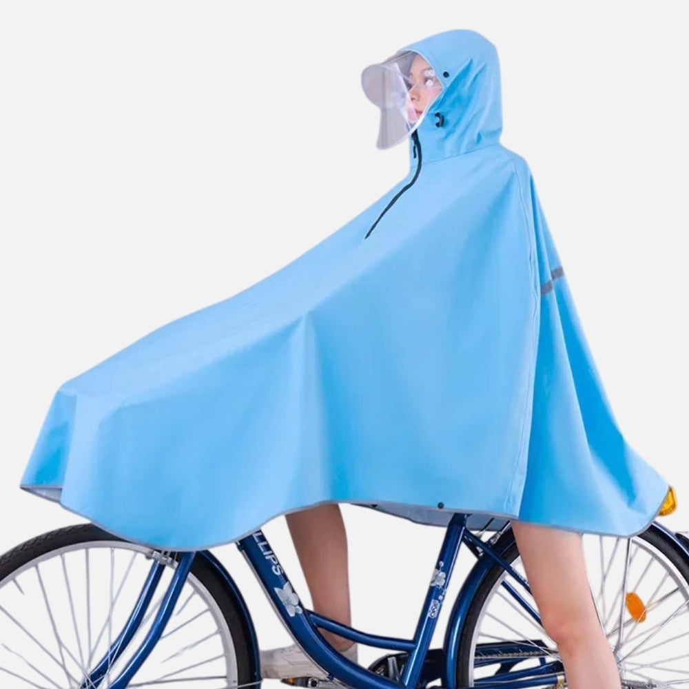 Poncho Vélo Pluie Bleu - Bracksley