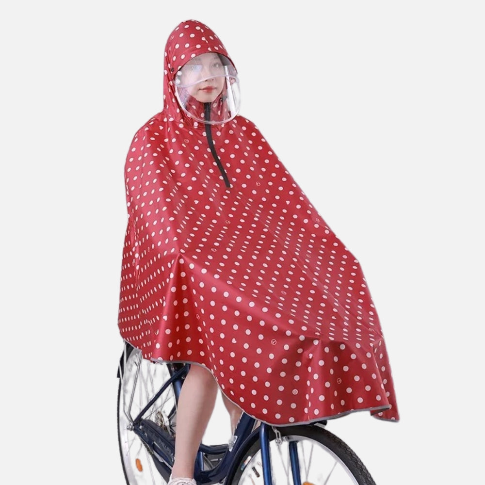 Poncho Vélo Pluie Petit Pois - Bracksley