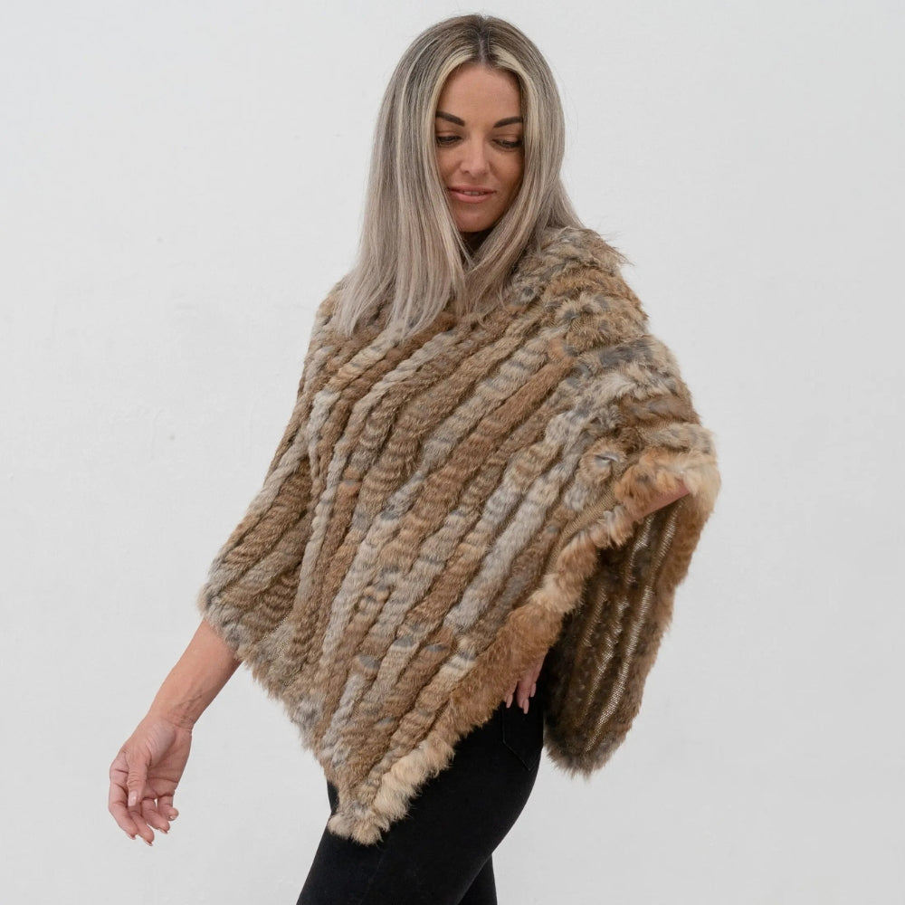 Poncho En Fourrure Lapin vue 2 - Bracksley