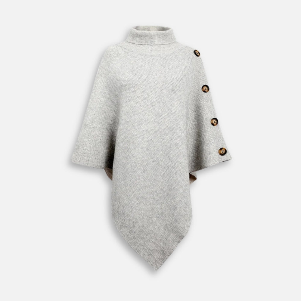 Pull Poncho Femme Gris - Bracksley