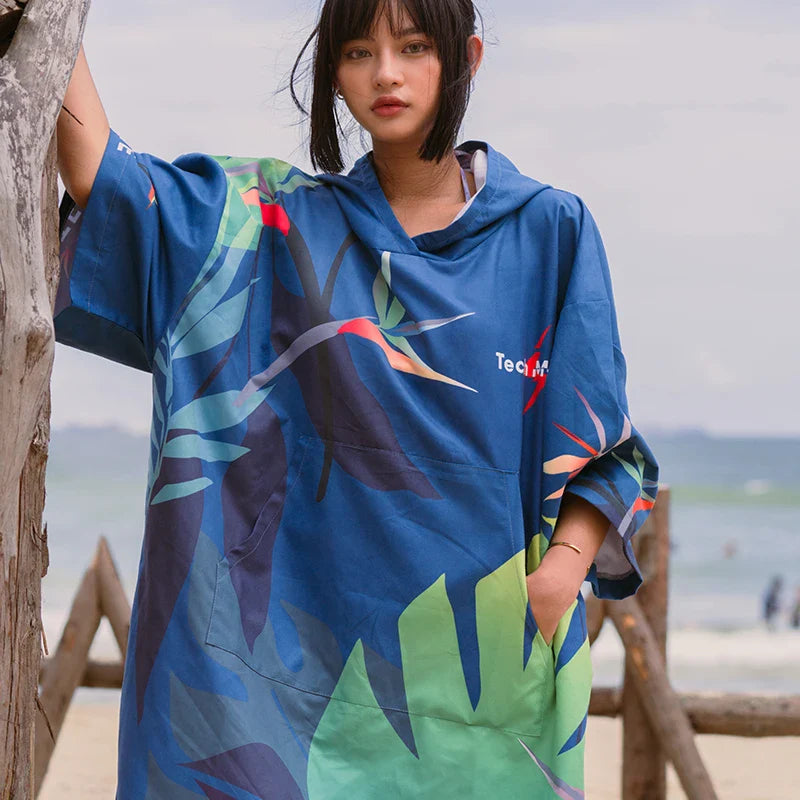 Poncho Surf Tropical vue 2 - Bracksley