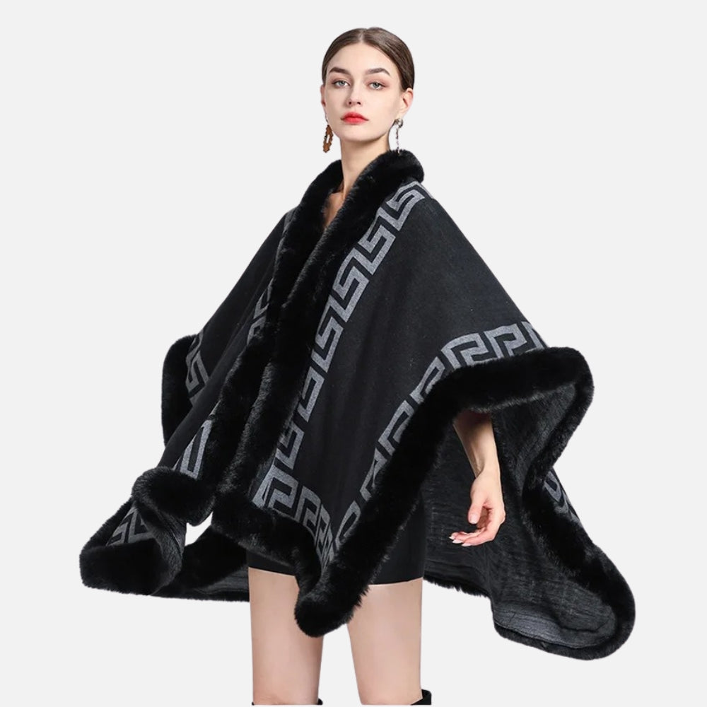 Manteau Poncho Femme Hiver - Bracksley