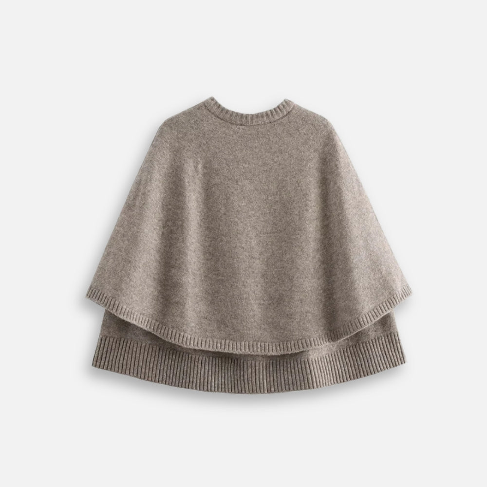 Poncho BoutonnÃ© Femme vue 2 - Bracksley