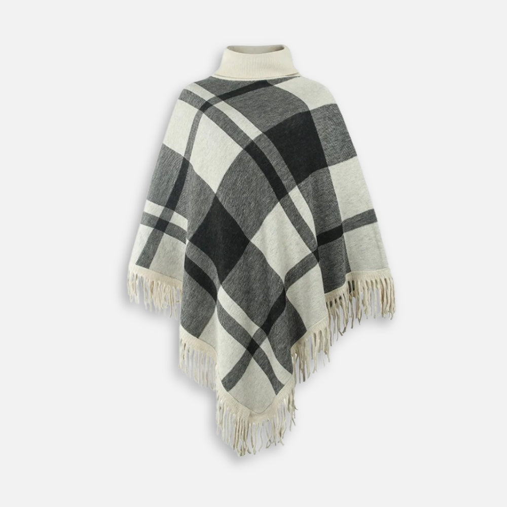 Poncho Col RoulÃ© Ã  Franges - Bracksley