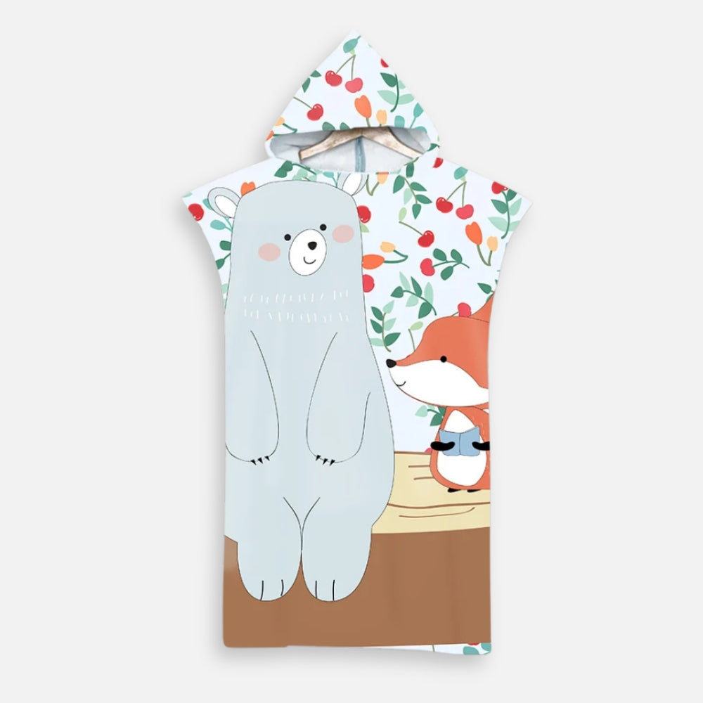 Poncho De Bain Enfant Ours et Renard - Bracksley