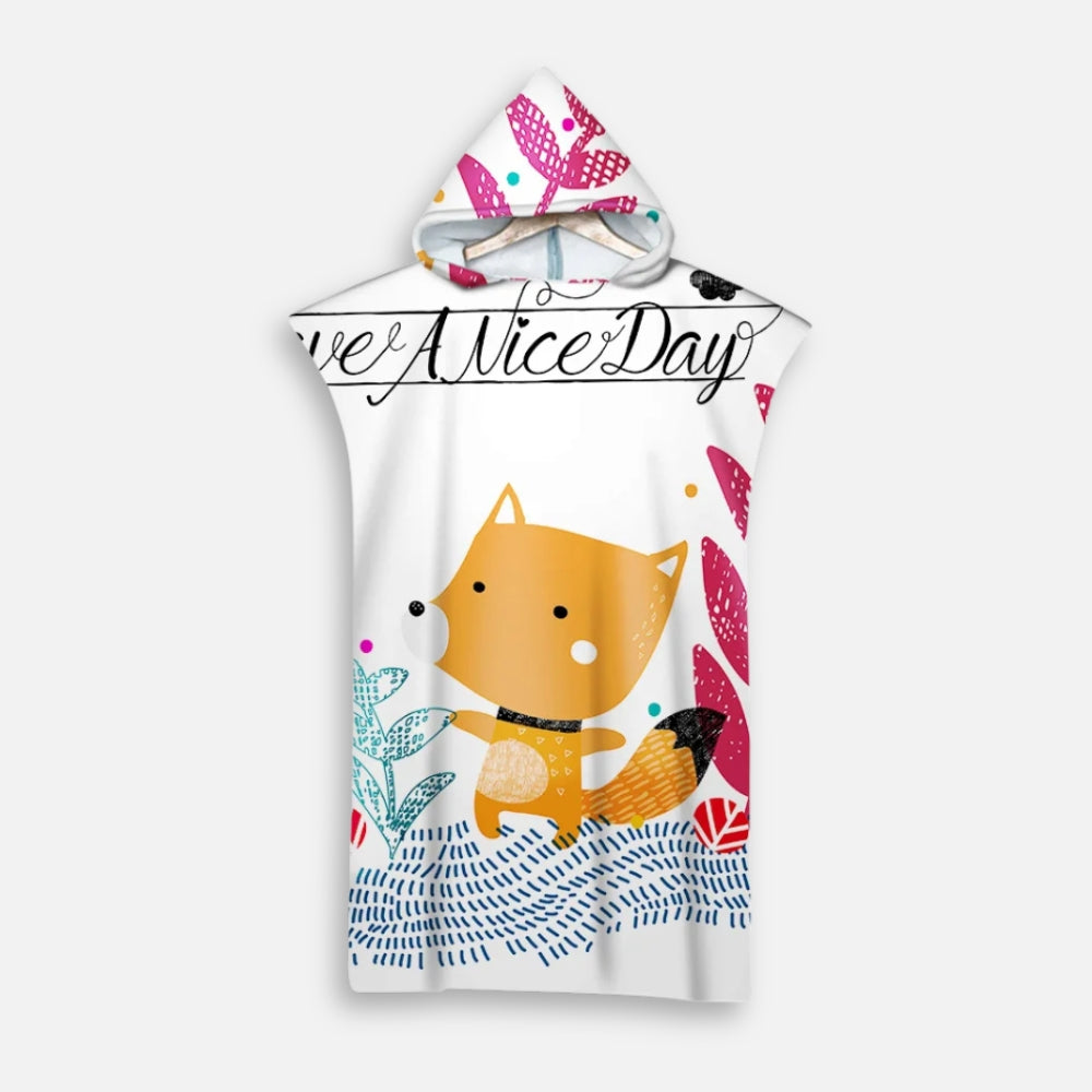 Poncho De Bain Enfant Renard - Bracksley
