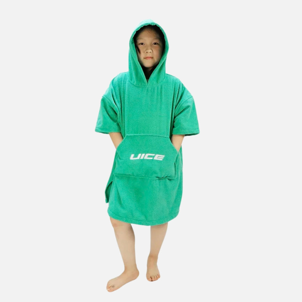 Poncho De Bain Enfant Vert - Bracksley