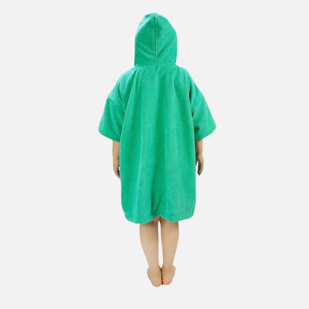 Poncho De Bain Enfant Vert vue 2 - Bracksley