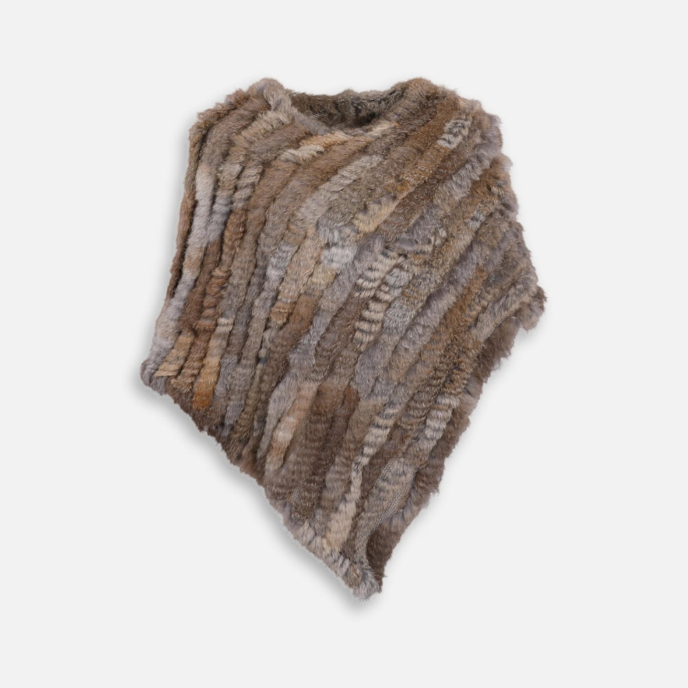 Poncho En Fourrure Lapin - Bracksley