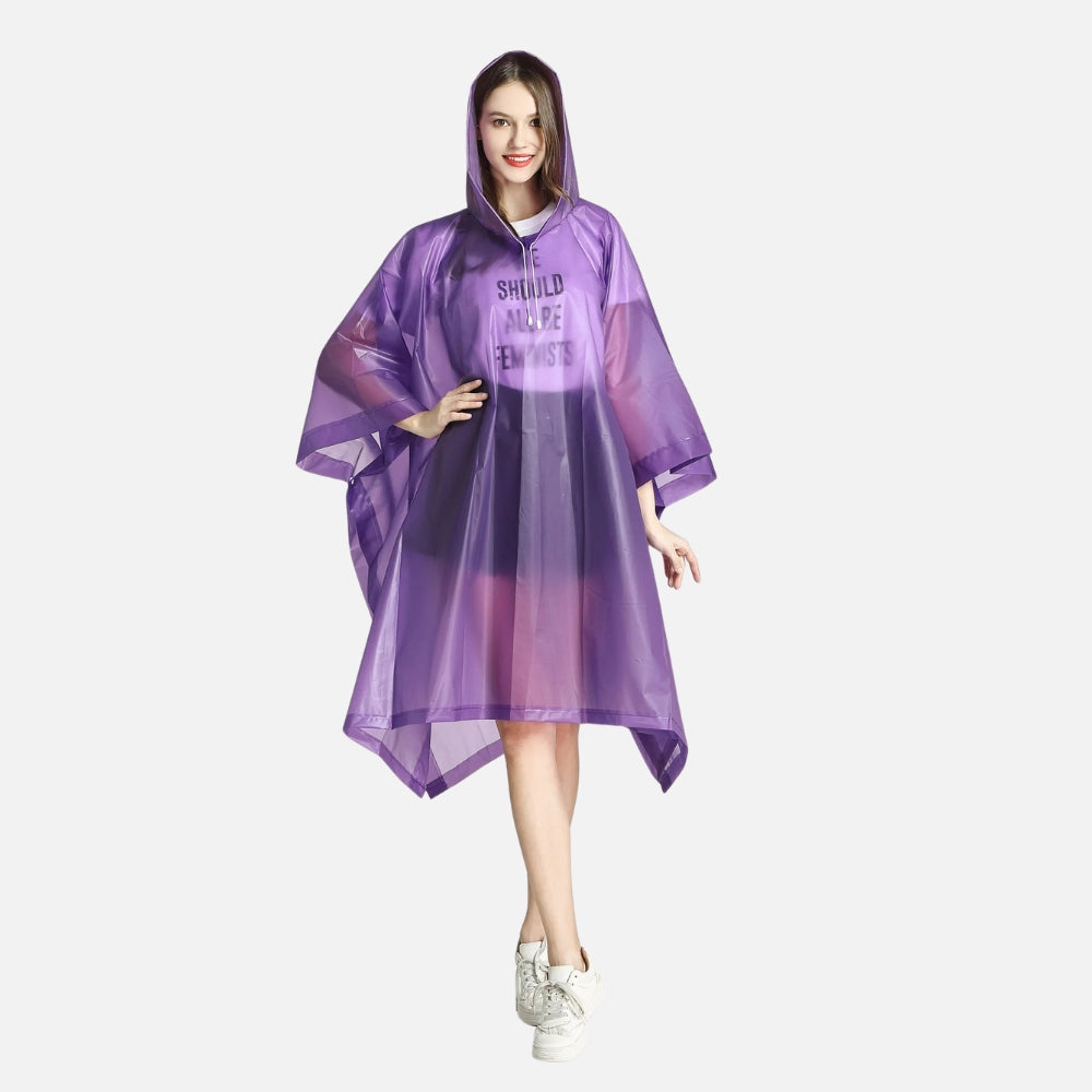 Poncho ImpermÃ©able Violet - Bracksley