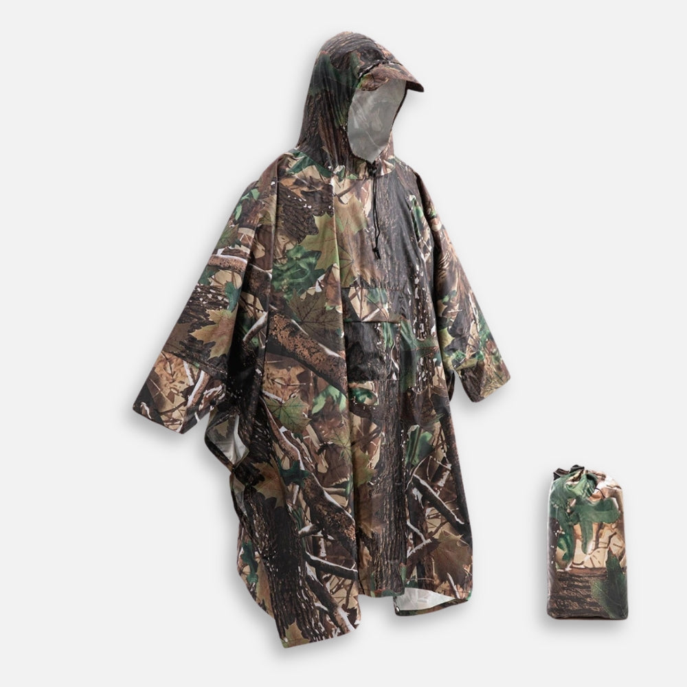 Poncho Camouflage vue 2 - Bracksley