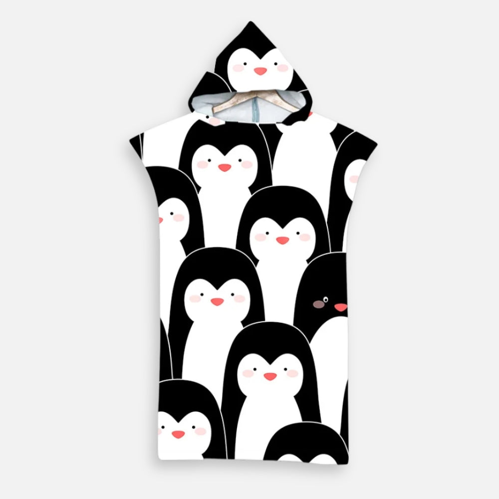 Poncho De Bain Enfant Pingouin - Bracksley