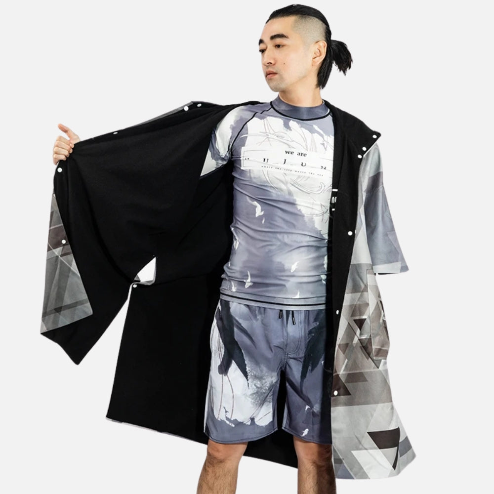 Poncho Surf Hiver vue 2 - Bracksley