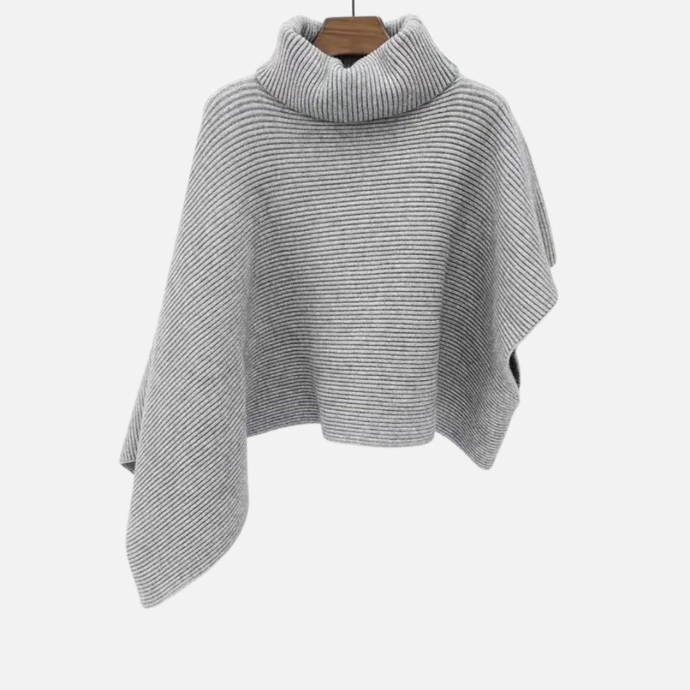 Pull Poncho Court Femme vue 2 - Bracksley