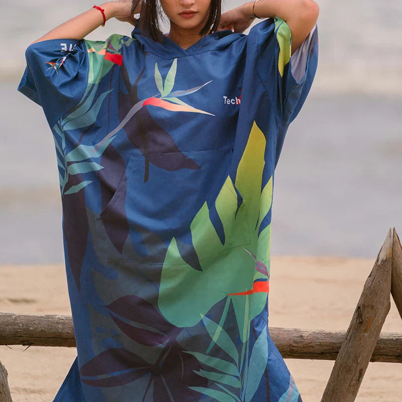 Poncho Surf Tropical vue 3 - Bracksley